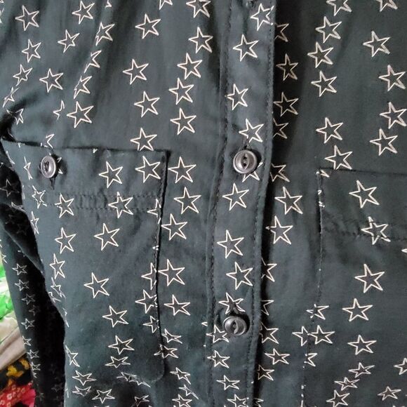 Denim & Supply Button Up Top with a Star Print. Size XS. - Picture 5 of 7